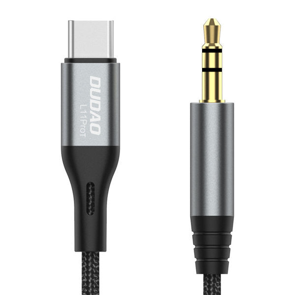 Dudao L11PROT 3.5mm Jack til USB-C Kabel 1m