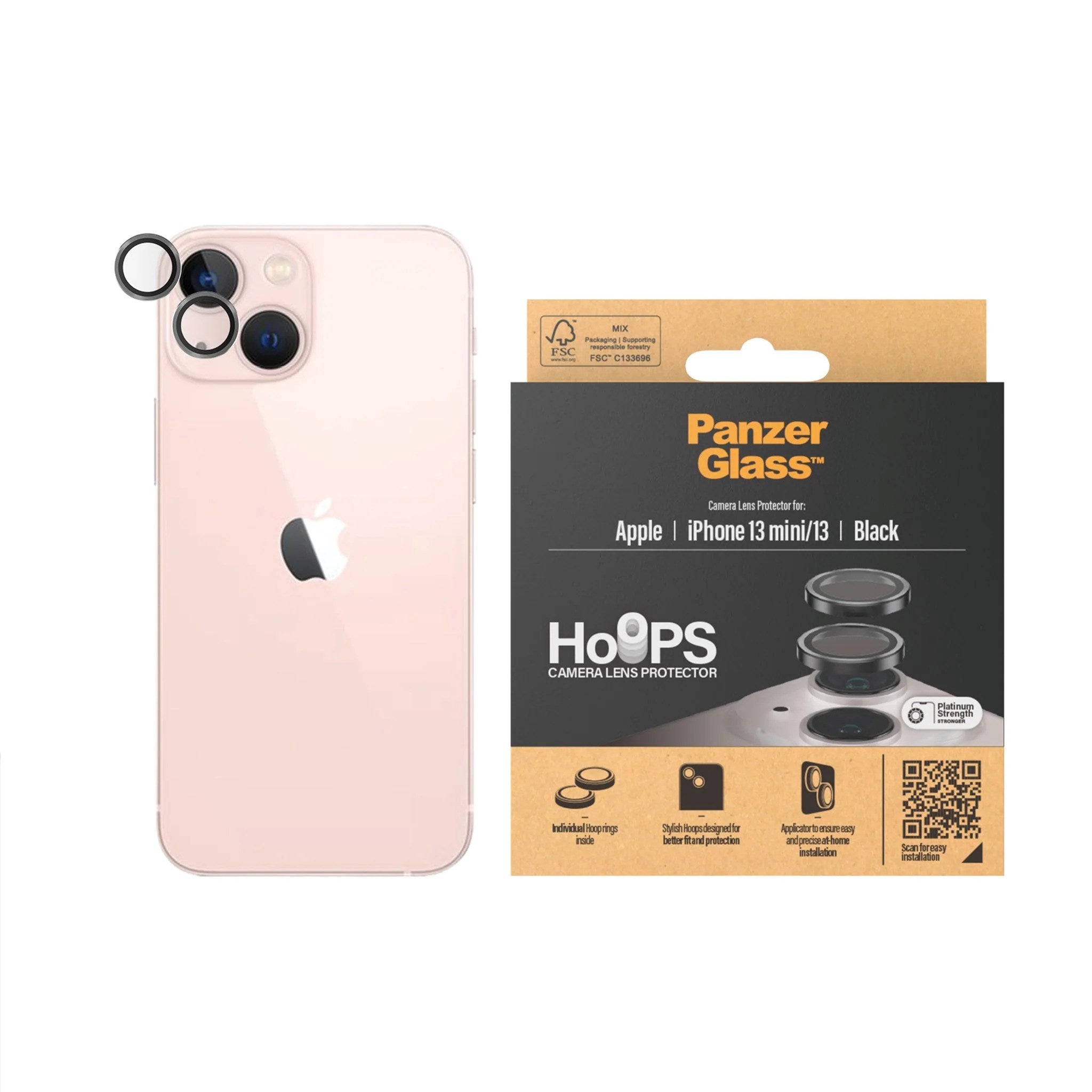 PanzerGlass™ Hoops Rings for iPhone 13 mini/13