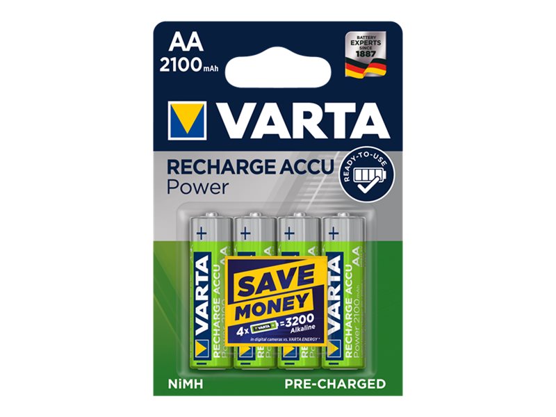 Varta Genopladelige Batterier AA/AAA