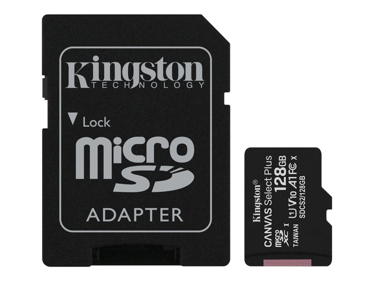 Kingston Canvas Select, Plus microSDXC, 128GB