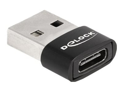DeLOCK USB 2.0 USB-C adapter Sort