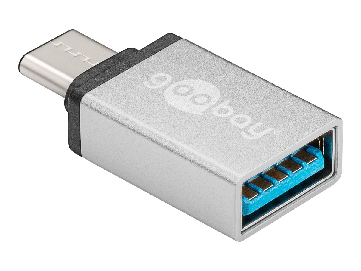 Goobay USB-C adapter - USB 3.0 A port sølv - Lootbox.dk