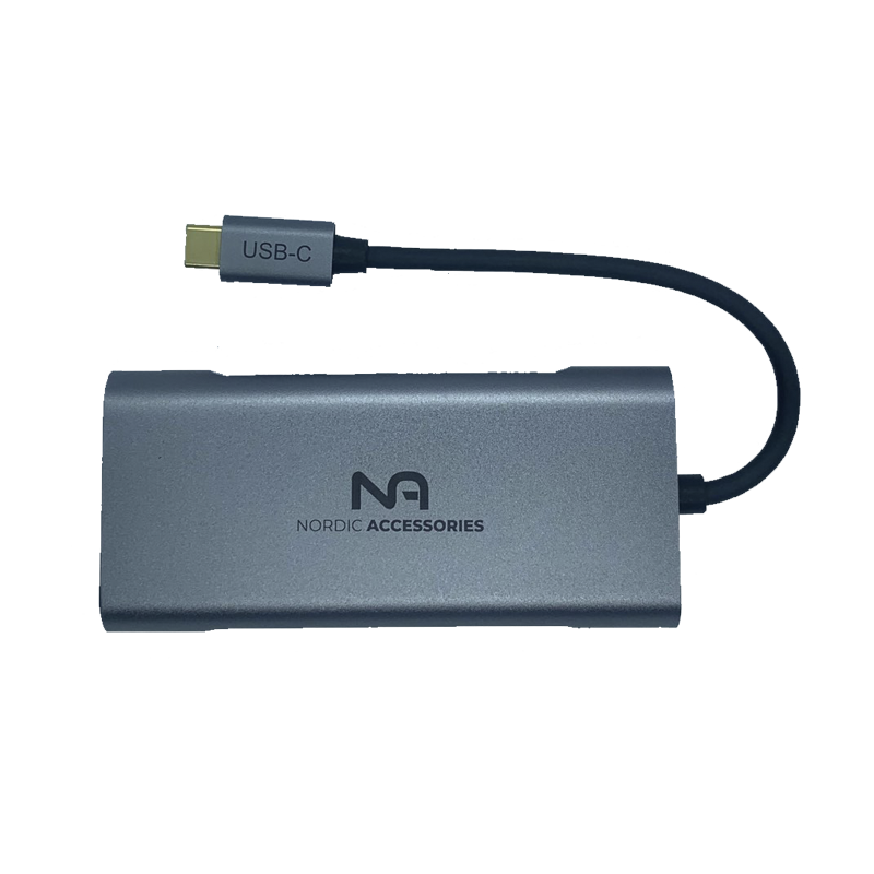 Nordic Accessories NOR-UH07-3 7-in-1 USB-C Dock - Lootbox.dk