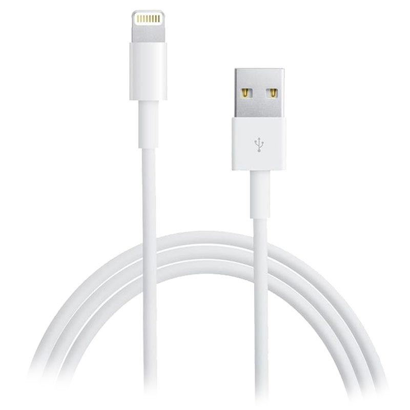Apple Lightning-kabel, Hvid, 2m