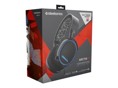 Gamer Headset SteelSeries Arctis 5 Kabling Sort - Lootbox.dk