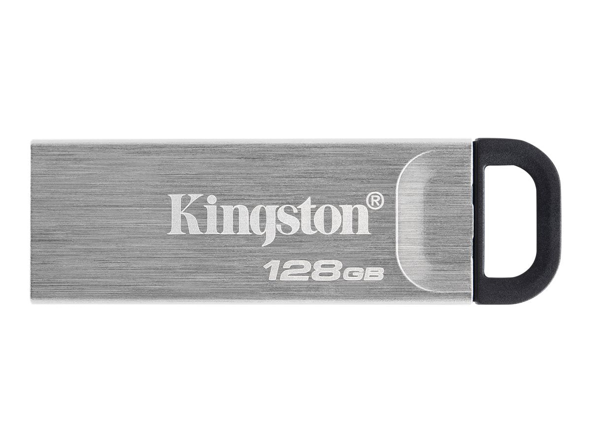 Kingston DataTraveler Kyson 128GB, USB 3.2, Sølv