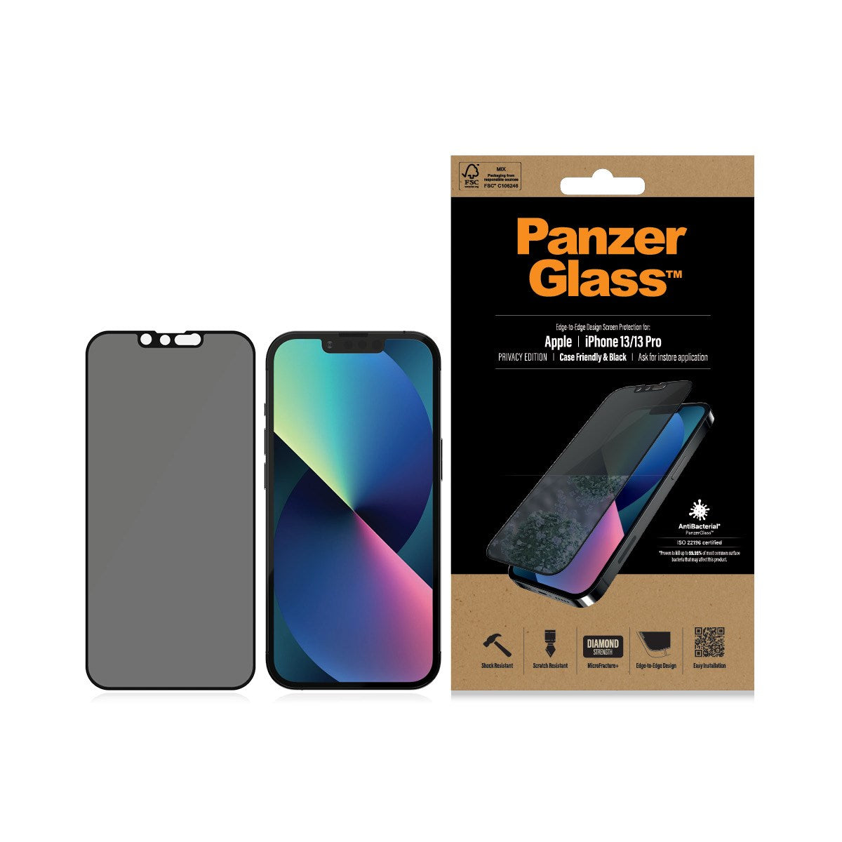 PanzerGlass™ iPhone 13/13 Pro Privacy