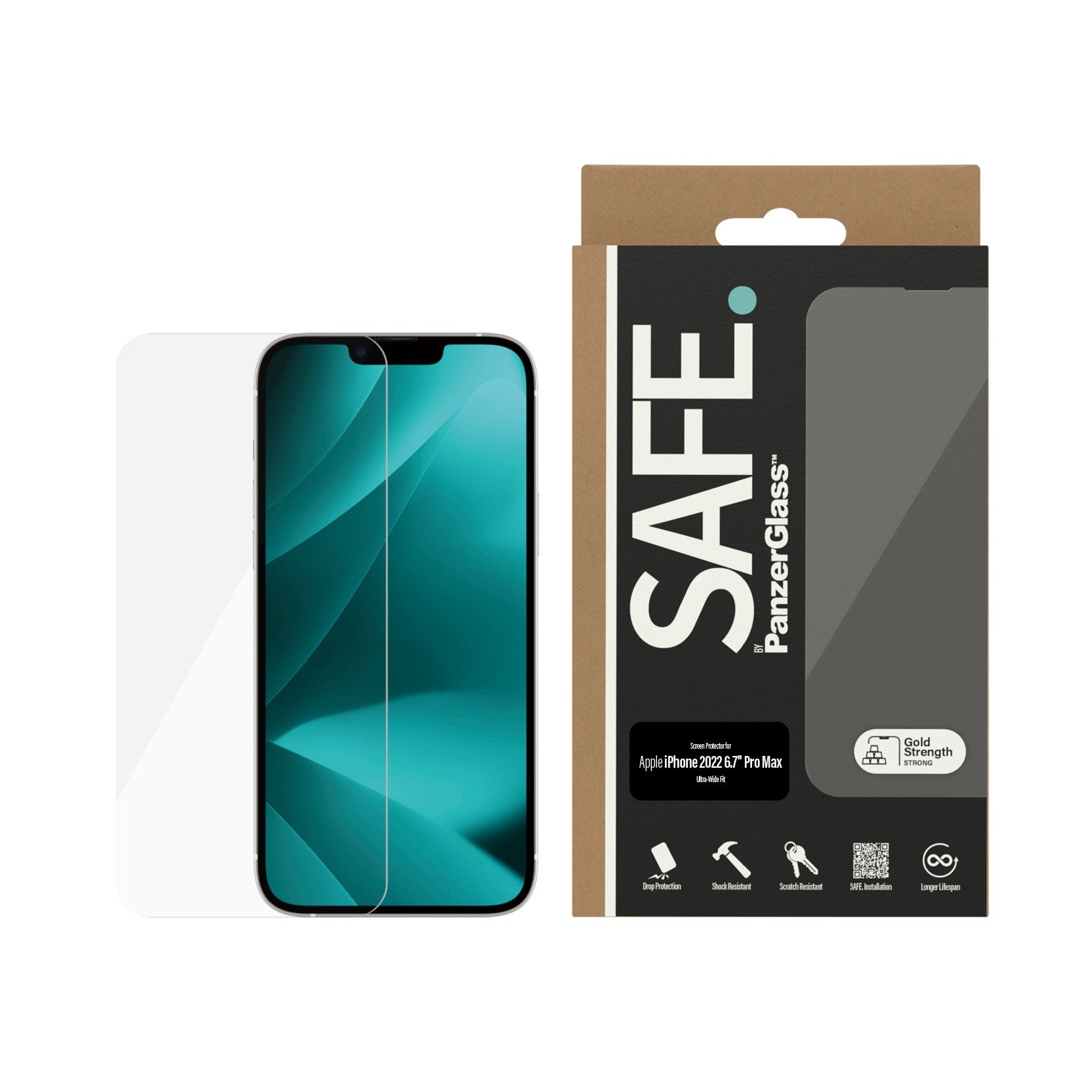 SAFE. by PanzerGlass™ iPhone 14 Pro Max Ultra-Wide-Fit