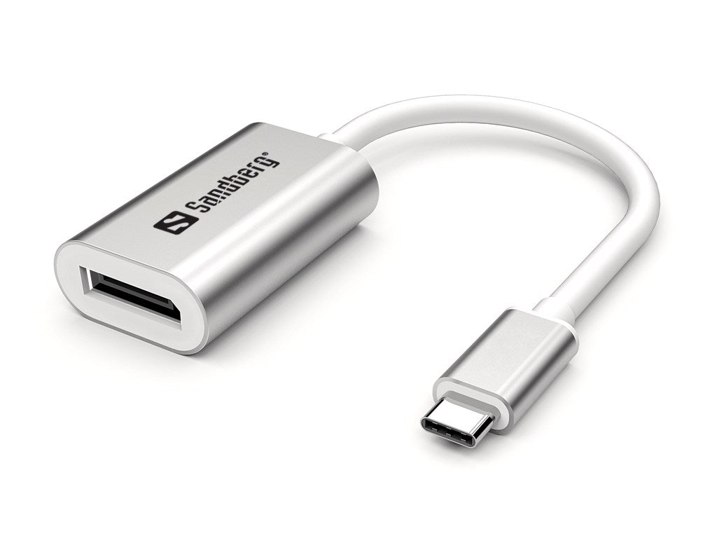Sandberg USB-C to DisplayPort Link, Sølv