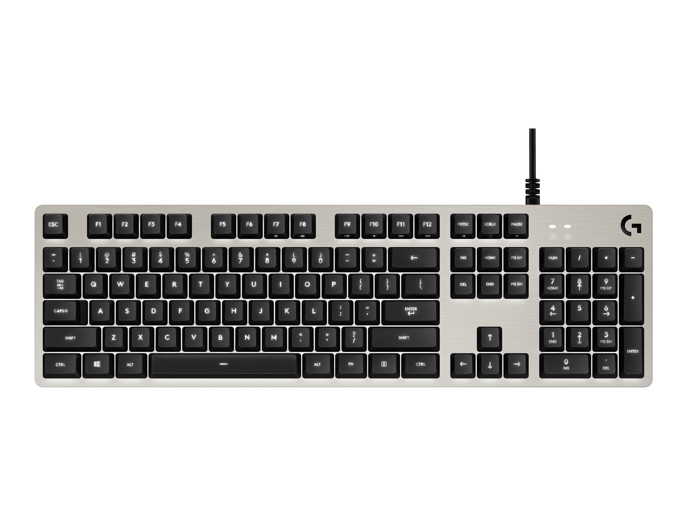 Gaming Keyboard Logitech G413 Silver - Lootbox.dk