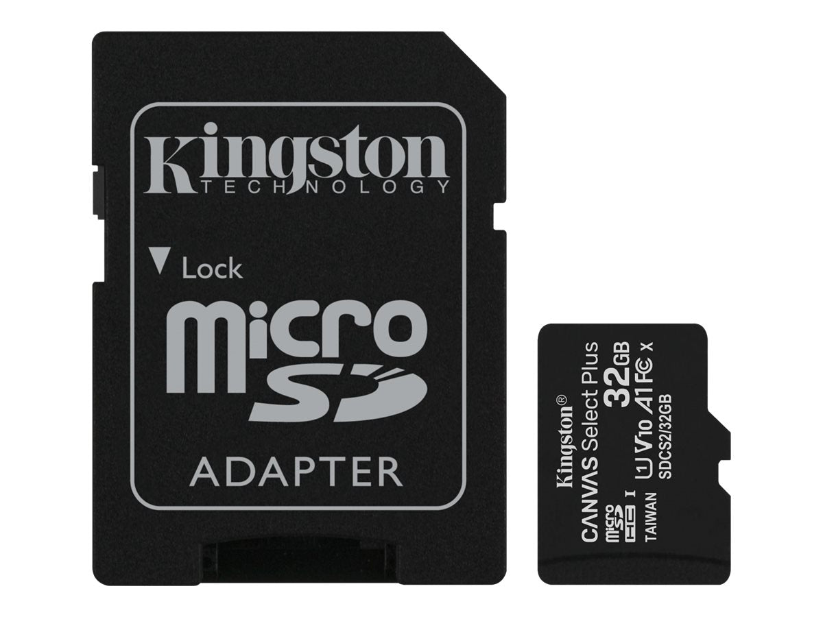 Kingston Canvas Select, Plus microSDHC, 32GB