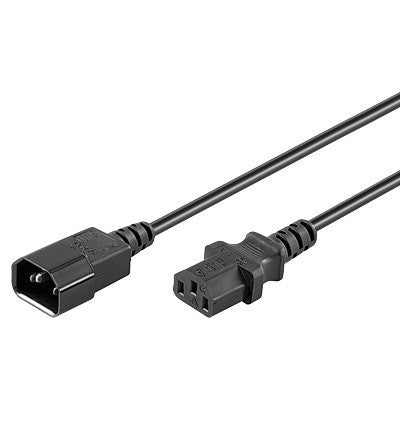 Goobay Power kabel 1,0 meter fra PC til Skærm - Lootbox.dk